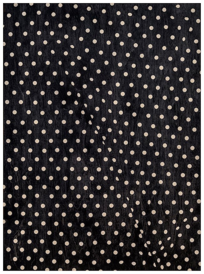 Artwork by Ryan Mrozowski featuring an arrangement of dots. The composition explores repetition and variation, creating a dynamic interplay between pattern and perception